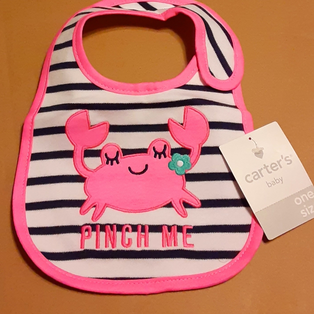 CARTER'S 《"Pinch Me" Baby Bib》